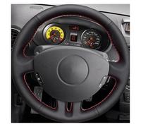 Wheel Sleeve Protector Custom Car Steering Wheel Braid Cover For Clio 3 2008 2009 For Dynamics For Mk 2010 wheel Cover(Green Thread)