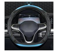 Wheel Sleeve Protector D Shape Car Steering Wheel Cover For VW For Sharan For Teramont For Atlas For T-Roc For T-cross 2017-2021 Wheel Cover(Blue)