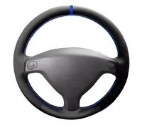 Wheel Sleeve Protector For Buick For Sail For Astra G H 1998-2007 For Zafira A 1999-2005 Microfibre Car Steering Wheel Cover Car Steering Wheel Covers(Blue Thread)