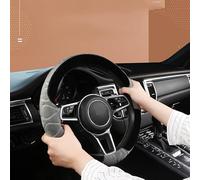 Wheel Sleeve Protector For Civic For Ciimo For Jade Plush 36cm Car Steering Wheel Cover Automotive Interior Accessories(D RED)