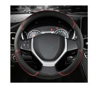 Wheel Sleeve Protector For Suzuki For Swift 2011-2016 For Vitara 2015-2019 For Celerio SX4 For S-CROSS PU Leather 38cm Car Steering Wheels Cover Car Interior Accessories(RED)
