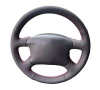 Wheel Sleeve Protector For VW For Golf 4 For MK4 1998-2004 For Passat For B5 1996-2005 Steering Wheel Cover Soft Perforated Cover(White Thread)