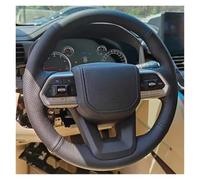 Wheel Sleeve Protector Microfiber Leather Anti Slip Car Steering Wheel Cover Wrap For Toyota For Land For Cruiser 2021-2023 wheel Cover Blue Thread(Orange Thread)