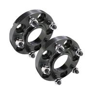 Wheel Spacer 2PCS 5x114.3 64.1mm Aluminum Alloy Wheel Spacers For Avancier For BR-V For CR-V For Crider For Envix For Freed+ For HR-V For UR-V(2Pcs 20mm(Black))