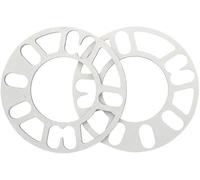 Wheel Spacer 2PCS Universal Alloy Aluminum 3mm 5mm 8mm 10mm Wheel Spacer Shims Plate 4 5 STUD For 4x100 4x114.3 5x100 5x108 5x114.3 5x120 wheel adapter