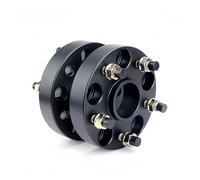 Wheel Spacer 2Pieces PCD 5x114.3 CB 67.1mm Aluminum Wheel Spacer Adapter 5 Lug Suit For DODGE Universal(35mm Black)