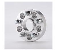 Wheel Spacer 2Pieces Wheel Spacer Adapter PCD 5x114.3 PCD CB 71.6 Mm For Jeep For Wrangler For Cherokee For Liberty For Chrysler Aluminum Alloy(Silver-25mm)