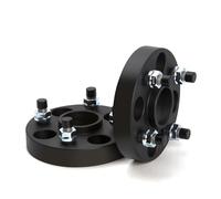 Wheel Spacer Accessories 15/20/25/30/35/40mm PCD 4x100 CB 56.6mm Wheel Spacer Adapter 4 Lug Suit For FIAT For OPEL(2PCS 20mm Black)