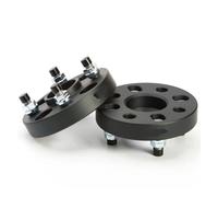 Wheel Spacer Adapter 2Pieces 15/20/25/30/35/40mm Wheel Spacers Conversion Adapters From PCD 4x114.3 To 4x100 4x108 4x110(2PCS 25mm Black)