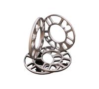 Wheel Spacer Adapter 4Pcs 3/5/8/10mm Alloy Aluminum Wheel Spacers Shims Plate For 4/5 Stud 4x100 4x108 4x114.3 5x100 5x108 5x110 5x115 5x120(4pcs 8mm)