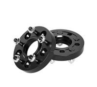 Wheel Spacer Adapter For Kia For K5 Flange Plate15/20/25/30/35mm 2/4pcs 5x114.3 CB 67.1mm M12x1.5 Hub Centric Black Forged Wheel Spacer(2pcs 35mm)