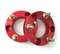 Wheel Spacer Adapter For Nissan For Navara 1" Absorber Shock Spacer Auto Parts 1 Pair Front Lift Kit 25mm Red Car Wheel Bore Accessories