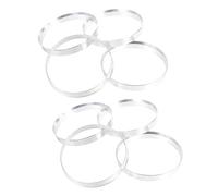 Wheel Spacer Aluminum Shims 8 X Aluminum Hub Centric Ring Wheel Spacer Set Universal 74.1mm O/D 72.6mm I/D