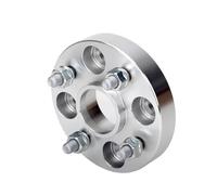 Wheel spacer kit 2Pieces 15/20/25/30/35/40mm PCD 4x114.3 CB 64.1mm Wheel Spacer Adapter 4 Lug Suit(2PCS 15mm Silver)