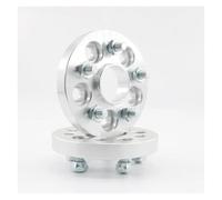 Wheel Spacers 2 Pcs Wheel Spacers Adapters Aluminum PCD 5x114.3 To 5x112 CB 64.1 To 66.6 Thickness 20mm 25mm Studs 12x1.5 Car Rims Accessories Wheel Hub Spacers(25mm)