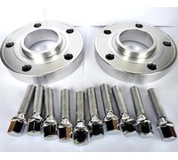 Wheel Spacers 25MM Car Widen kit Adapter 5x120 74.1 Hub Centric Wheel Spacer 2pcs For BMW E39 5-Series 525i 528i 530i 540i For M5(25mm Silver)