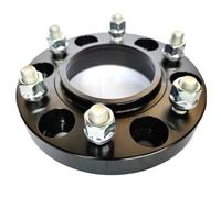 Wheel Spacers 2PC 6x139.7|6x5.5"|3.67inch 93.1mmCB|12X1.5thread|20or25mm 0.8or1" Thin Wheel Spacer Shim For Endeavour 2015for For Everest For Ranger(Black 25mm)