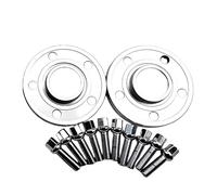 Wheel Spacers 2pcs 1 Inch 25mm 5x112 57.1mm CB 14x1.5 Studs Hubcentric Wheel Spacers For VW For Golf MK4 MK5 For Bora For Polo 6R 6C 2002-2018(25mm Silver)