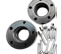 Wheel Spacers 2PCS 5X120 72.6 Wheel Spacers With 12 * 1.5 Cone Bolts For BMW For E30 For E36 E38 E60 E65 E90 E91 E92 E93 F01 F02(10mm Black)