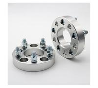 Wheel Spacers 2Pcs For Cherokee For Es For Valido For Liberty 2002 Car Wheel Spacer Suit 25 30 35 40 50mm PCD 5x114.3 CB 71.6mm M1/2 Wheel Rims Spacers(2PCS 25mm Silver)
