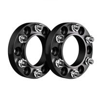 Wheel Spacers 2pcs For Chevy For Traverse | 6x120 CB66.9mm M14x1.5 Hub Centric Black Forged wheel spacer Flange Plate 15/20/25/30/35mm Wheel Hub Adapter(30mm)