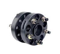 Wheel Spacers 2Pieces 25 30 35 40 50 60mm Wheel Spacer Adapter 5 Lug For Land For Rover For Defender For Discovery PCD 5x165.1 CB 113.1mm M16xP1(25mm Black)