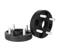 Wheel Spacers 2Pieces PCD 4x100 ID=OD=56.1mm Car Aluminum Wheel Spacer Adapter 15 20 25 30mm Flange For Fit For Jazz(2PCS 40mm black)