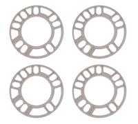 Wheel Spacers 4 Pieces 5mm Universal Aluminum Alloy Car Wheel Spacer Shims For