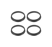 Wheel Spacers 72.6-54.1/56.1/56.6/57.1/58.1/59.6/60.1/63.4/64.1/65.1/66.6/67.1/70.3/71.1mm Black Plastic 4pcs Wheel Hub Centric Rings Wheel Hub Centric Rings(72.6-58.1mm-4pcs)