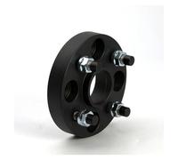 Wheel Spacers Adapters Accessories For Fit Jazz 2019 2020 2021 2022 2023 2024 2Pieces PCD 4x100 ID=OD=56.1mm Car Aluminum Wheel Spacer Adapter 15 20 25 30mm Flange Replacement(2PCS 25mm black)