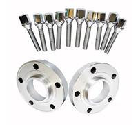 Wheel Spacers Adapters Compatible With BMW For Z4 Z3 RC-Typ X3 X5 X6 X70 Z8 E52 E53 F25 E83 Car Wheel Spacers Hub Shims Plate Cone Thread 2pcs(Silver,20mm)
