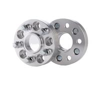 Wheel Spacers Adapters PCD 5x108 CB 67.1mm Rim Spacers Compatible For Maserati 3200GT Coupe Ghibli Volvo XC90 Ferrari F430 2 Pieces(1 Pair)(Silver 25mm 2PCS)