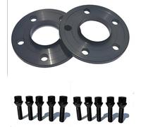 Wheel Spacers Adaptors For BMW G26 2023 2pcs 10MM/15MM/20mm 5x112 66.6 Wheel Spacers |10pcs 14x1.25 Cone Type Bolts Wheels Spacer(20mm black-thin)