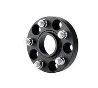 Wheel Spacers Aluminium Wheel Spacers 5x114.3 Center Bore 64.1mm Thread Size M14x1.5 Hub Adapters Extender For Tesla For Model 3 Y X S 1PC Wheel Hub Spacers(Black 25mm)