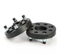 Wheel Spacers For 2Pieces 20/25/30/35/40mm Customization Wheel Spacers Conversion Adapters PCD 4x110 To 4x100 4x108 4x130 4x114.3 4x98 Aluminum Alloy Wheel Spacers(2PCS 25mm Black)