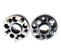 Wheel Spacers For Chevrolet For Holden 2pcs 5x105 Hub-Centric Wheel Spacers 56.6mm CB 15/20mm Thickness M12x1.5(20mm Black)