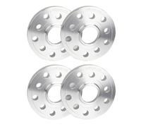 Wheel Spacers For Vw For SAGITAR For Phaeton For Scirocco For PASSAT 10mm 15mm Wheel Spacer 5 * 112/5 * 100-57.1 Hub Adapter Gasket Wheel Spacers Hubcentric(10mm Silver)