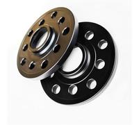 Wheel Spacers Shims For Skoda For Octavia For Rapid For Praktik For Roomster Hubcentric Forged Wheels Spacer 5x100/5x112 57.1mm Hub Wheel Spacer Adapters(Black 2pcs,10mm)