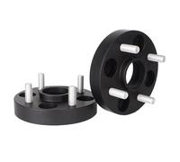 Wheel Spacers Shims Universal M12XP1.5 12xP1.25 2Pieces 15/20/25/30/35mm PCD 4x100 Center Bore 60.1mm Wheel Spacer Adapter 4 Lug Suit(20mm 12x1.5 Black)