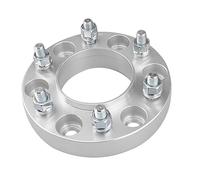 Wheel Spacers T6 Aluminum Adapter 5x130 CB 71.6 Mm For For Q7 4L Wheel Studs(1PCS 25MM SiLver)