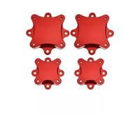 Wheel spacers Wheel Hub Spacers CNC For Yamaha for raptor 700 YFZ450 YFZ450R YFZ450X for 125 for 250 for 660R(Red)