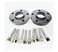 Wheel Spacers With 12 * 1.5 Cone Bolts For E30 E36 E38 E60 E65 E90 E91 E92 E93 F01 F02 5X120 72.6(25mm black)