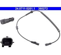 ABS wheel speed sensor 24.0711-5201.1 ATE for RENAULT LAGUNA II