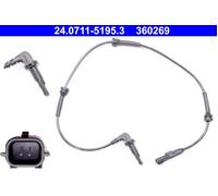 ATE ABS Wheel Speed Sensor 24.0711-5195.3 Front Right for Renault Laguna III