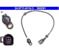 ATE ABS Wheel Speed Sensor 24.0711-6114.3 - For VW, Ford, SEAT (Sharan, Galaxy, Alhambra)