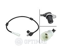 Wheel Speed Sensor OPTIMAL Fits OPEL Kadett E Combo Cc 84-94 1238998