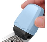 Wheel Stamp for Identity Theft Protection - Privacy Roller, Portable Blocking Small Personal Data Multiple Use Home School Wedding Library Business Bank