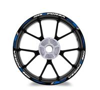 Wheel Sticker Reflective 14″15″17″ Rim Scooter Stripe Decal for Forza 125 250 300 350 750 MF13(Blue,15 14 inch)