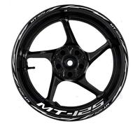 Wheel Stickers For Y&amaha For MT-125 17 Inch Motorcycle Wheel Stickers Car Reflective Rim Hub Tape Decal Sticker(Style 22)