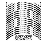 Wheel Stickers For Y&amaha For MT07 17 Inch Motorcycle Reflective Wheel Hub Stickers Racing Rim Inner Accessories(Style 2)